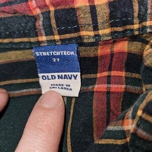 Old Navy Multicolor Plaid Shirt
